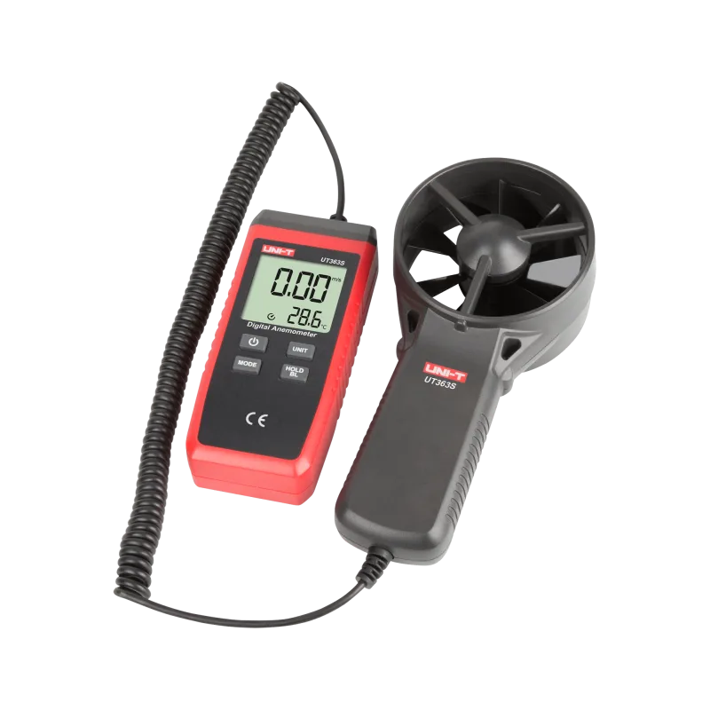 Anemometer meranie rýchlosti vetra Uni-T UT363S s funkciou merania teploty MIE0343