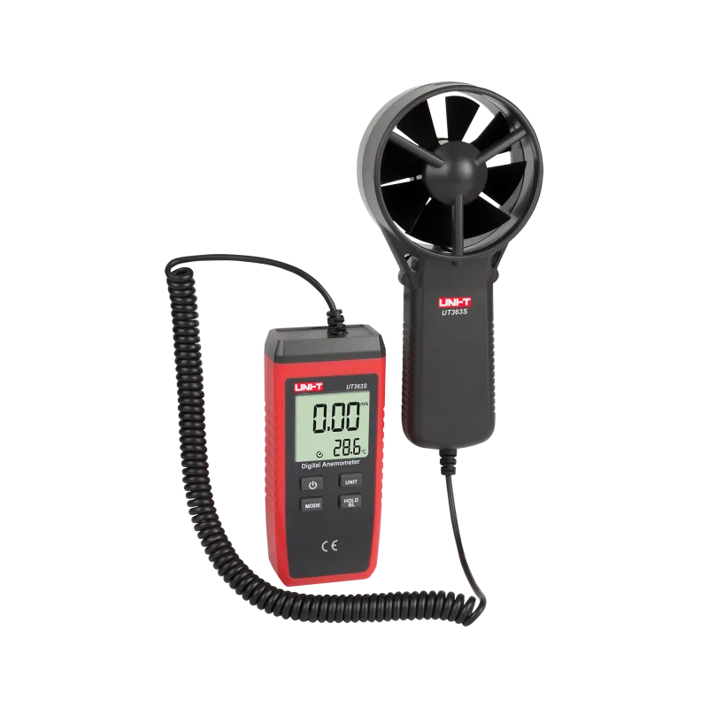 Anemometer meranie rýchlosti vetra Uni-T UT363S s funkciou merania teploty MIE0343