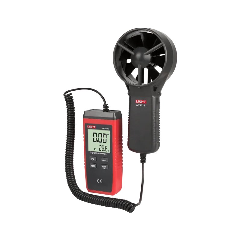 Anemometer meranie rýchlosti vetra Uni-T UT363S s funkciou merania teploty MIE0343
