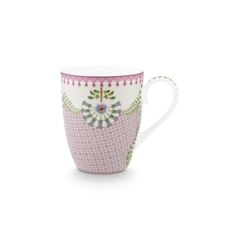 Pip Studio Lily & Lotus sada 2 hrnků 350ml, lila