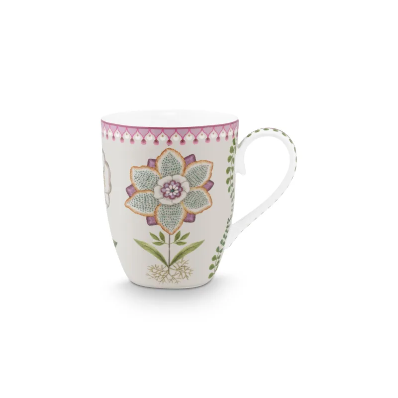 Pip Studio Lily & Lotus sada 2 hrnků 350ml, lila