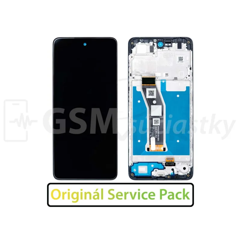LCD displej + Dotykové sklo Motorola Moto G04s + Rám