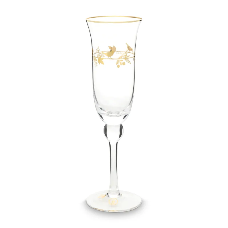 Pip Studio Love Birds sklenice na šampaňské, 235ml