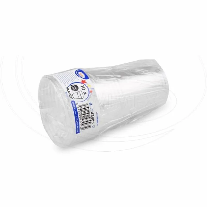 Kelímek průhledný 0,3 l (PLA) -BIO- (Ø 84 mm) [10 ks] (43003)