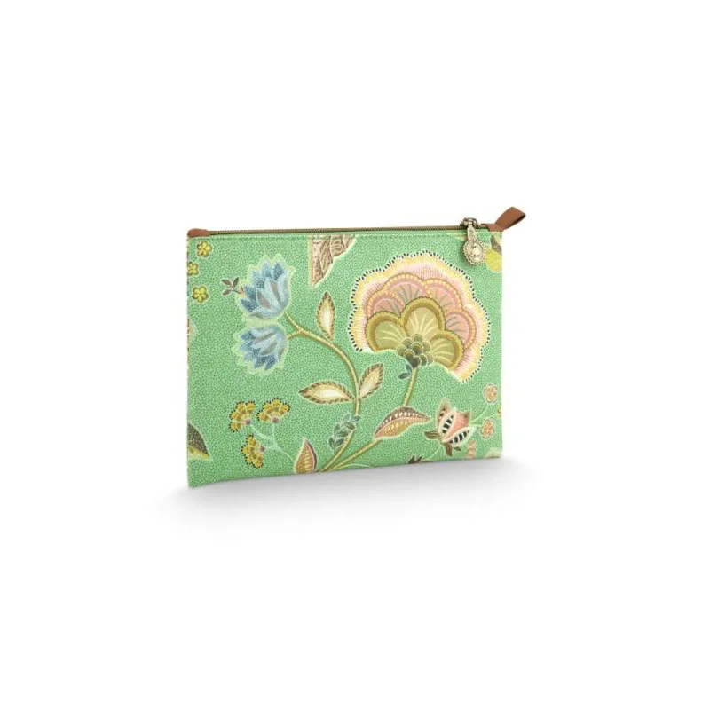 Pip Studio Charly Matata kosmetický pouch, zelený