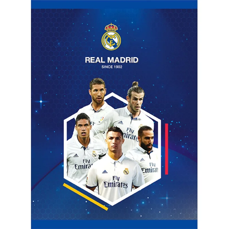 Real Madrid zošit linajkový A5 - SKLADOM