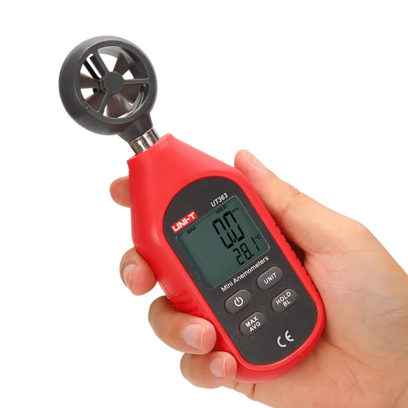 Anemometer meranie rýchlosti vetra Uni-T UT363 s funkciou merania teploty MIE0287