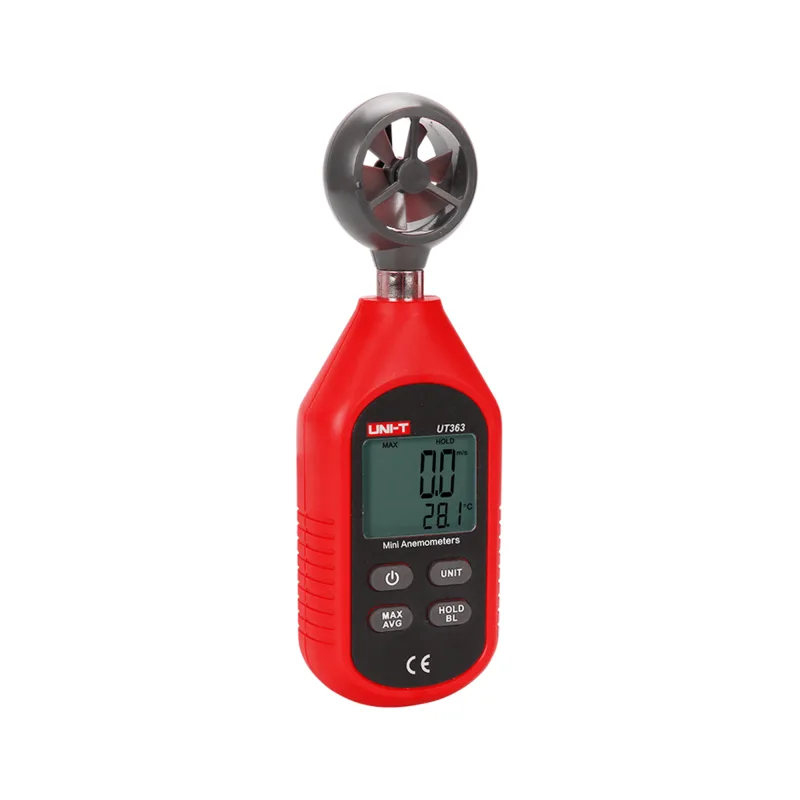 Anemometer meranie rýchlosti vetra Uni-T UT363 s funkciou merania teploty MIE0287