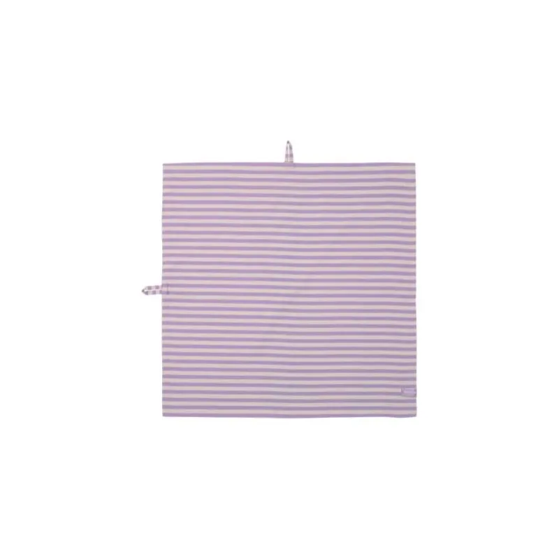 Pip Studio Stripes Lilac set 2ks látkových útěrek 65x65cm, lila