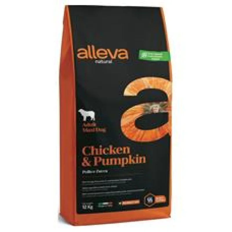 ALLEVA NATURAL Dog Dry Adult Chicken&Pumpkin Maxi 2kg