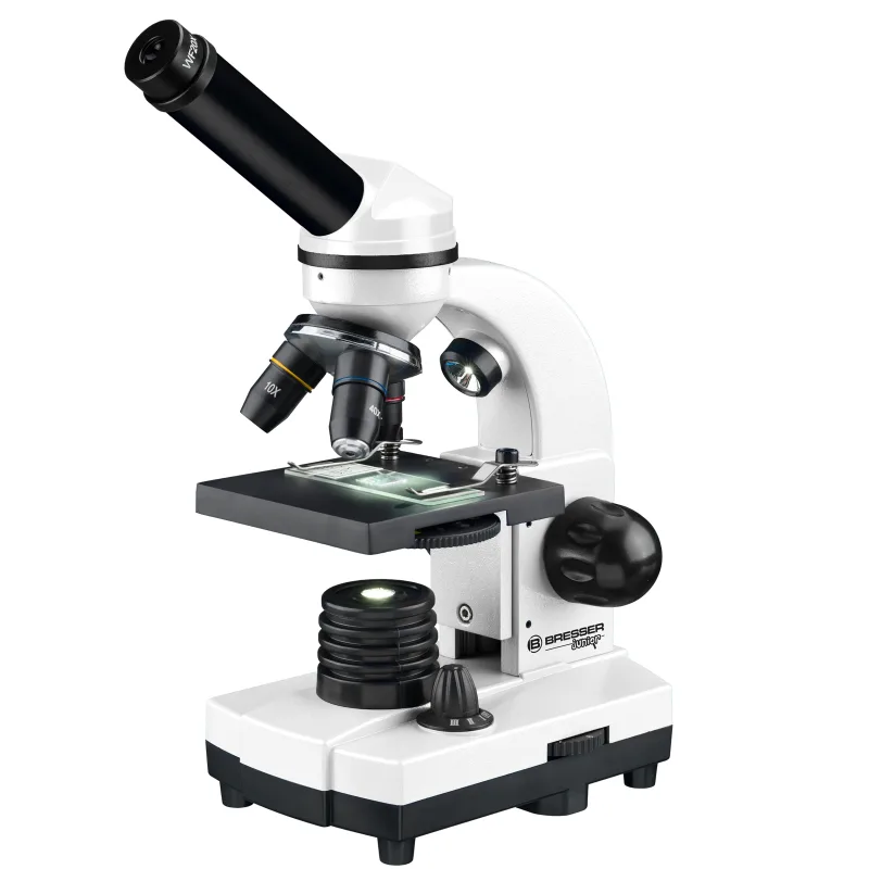Mikroskop s púzdrom Bresser Junior Biolux SEL 40–1600x, biely