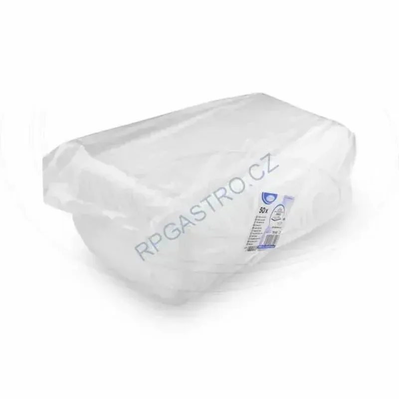Víčko vypouklé průhledné pro menu mísu M 22 x 15 x 2 cm (PP) [50 ks] (78100)