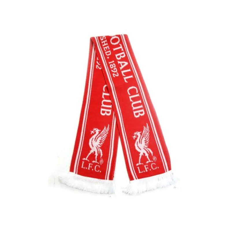 Liverpool FC pletený šál červený - SKLADOM