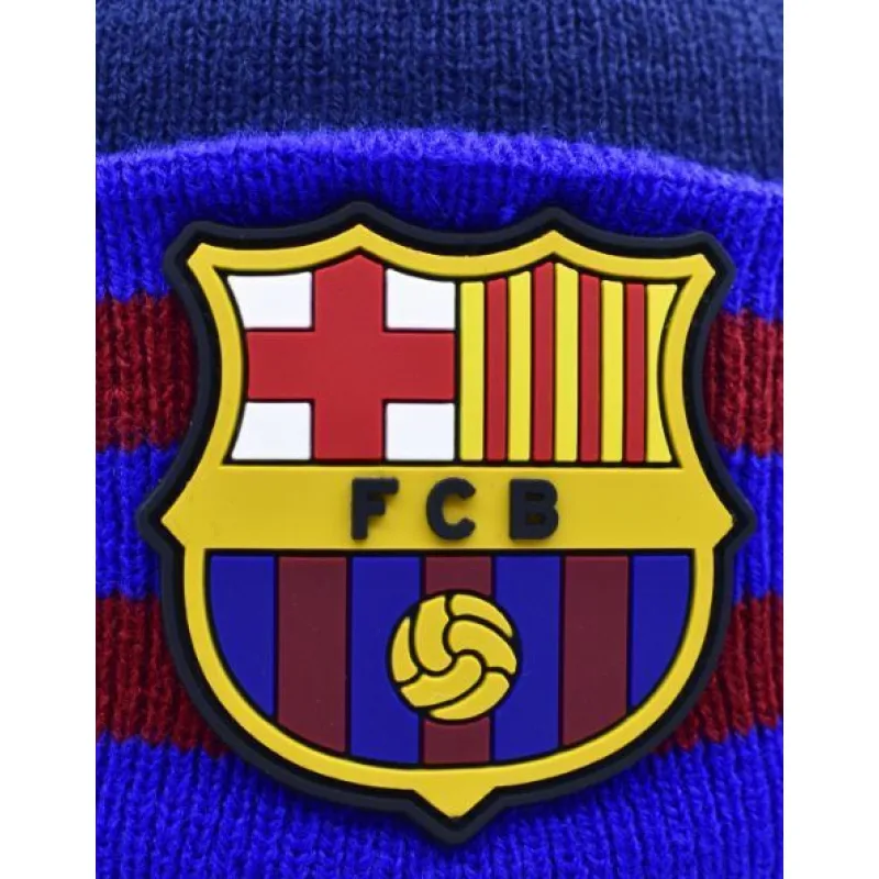 FC Barcelona zimná čiapka modrá
