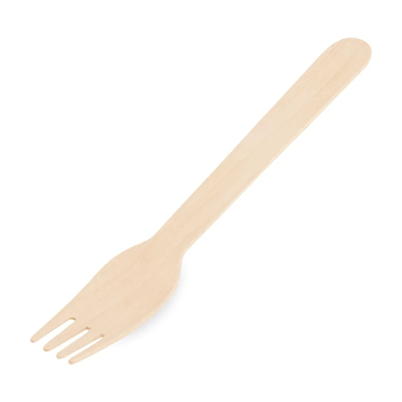 Vidlička ze dřeva 16 cm [100 ks] (66737-10B)