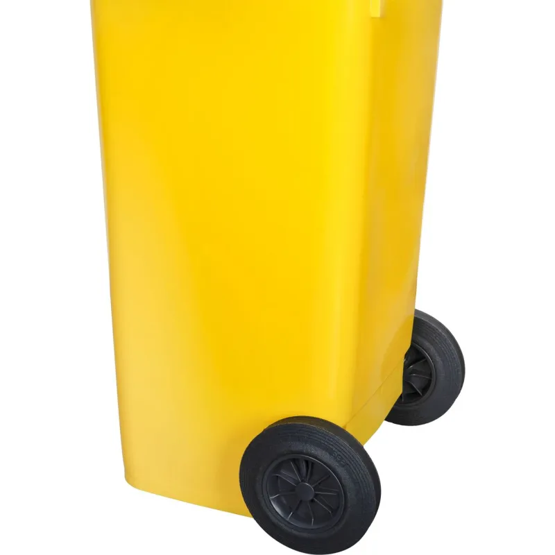 Smetná nádoba ICS GB2 120 l, plastová, žltá, HDPE