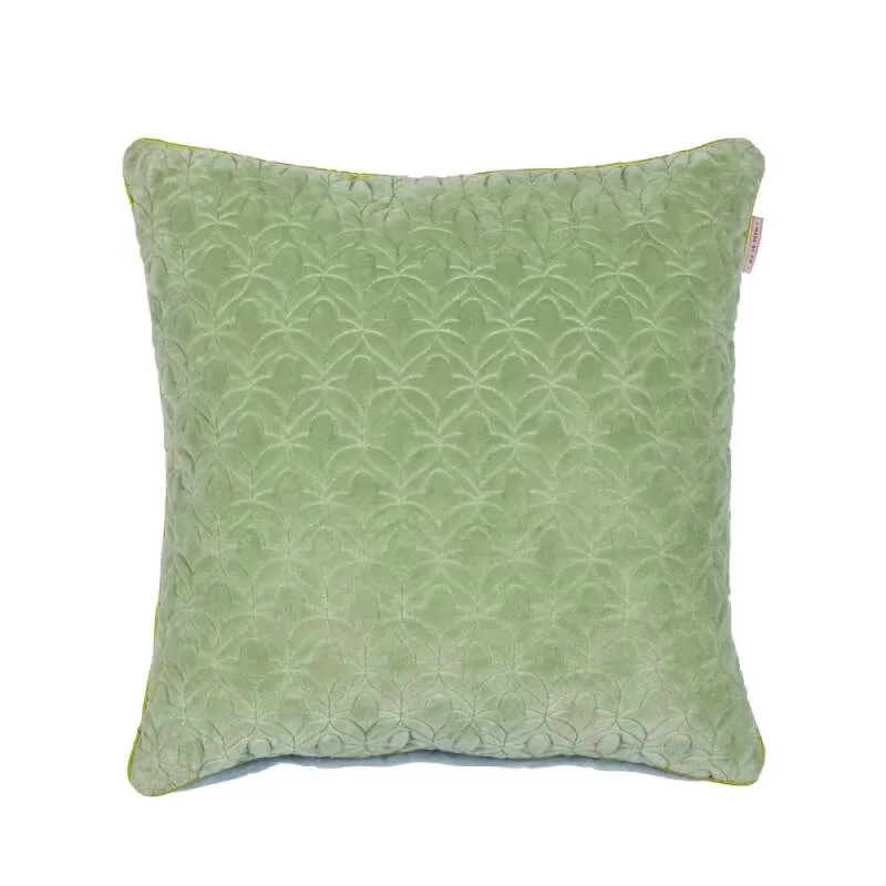 Pip Studio sametový polštář 45x45cm, modro-zelený