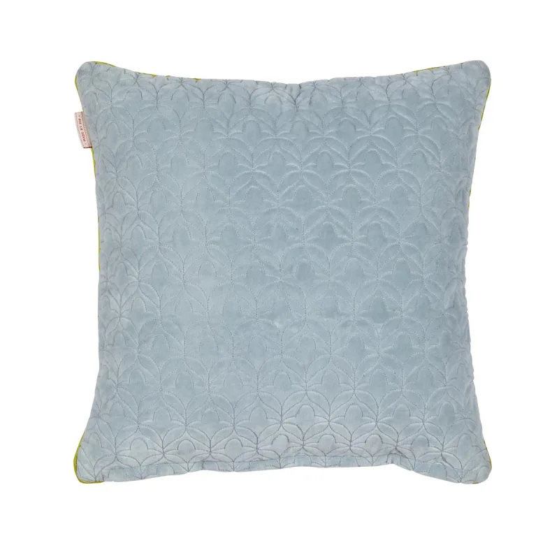 Pip Studio sametový polštář 45x45cm, modro-zelený