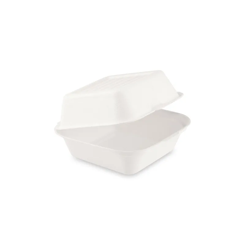 Box na hamburger BIO cukrová třtina 152 x 150 x 78 mm [50 ks] (45506)