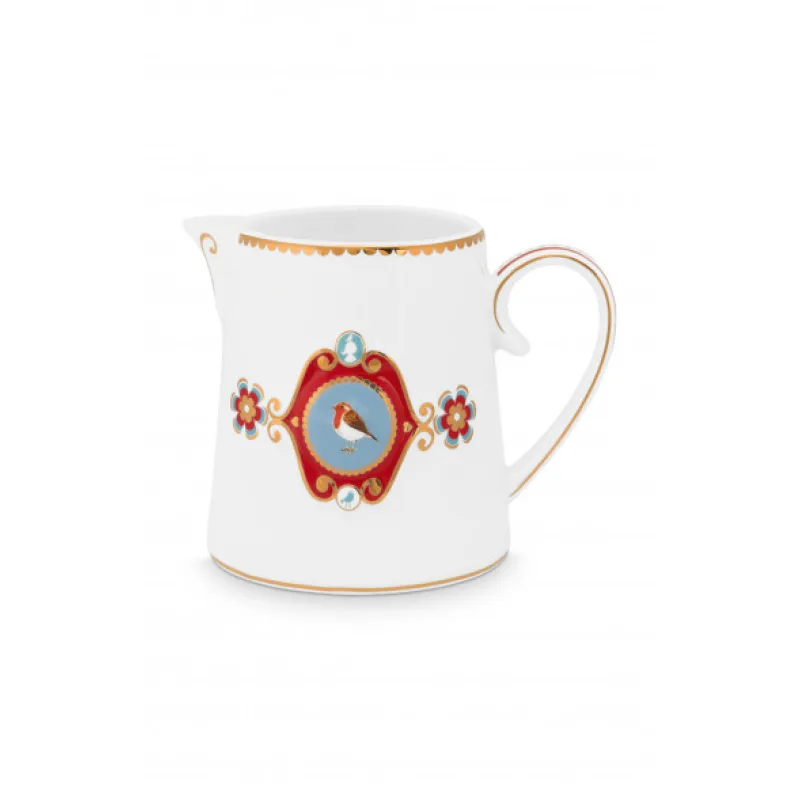 Pip Studio Love Birds Medallion džbán 900ml,bílý