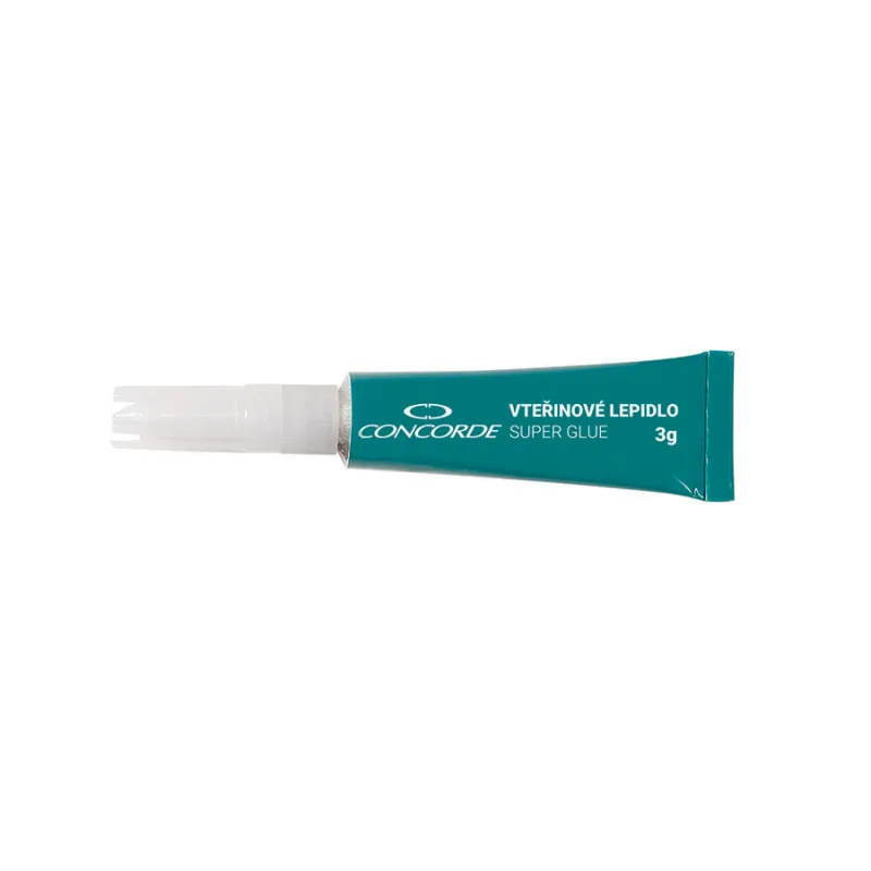 Vteřinové lepidlo CONCORDE, 3x1g, blistr (A65454)