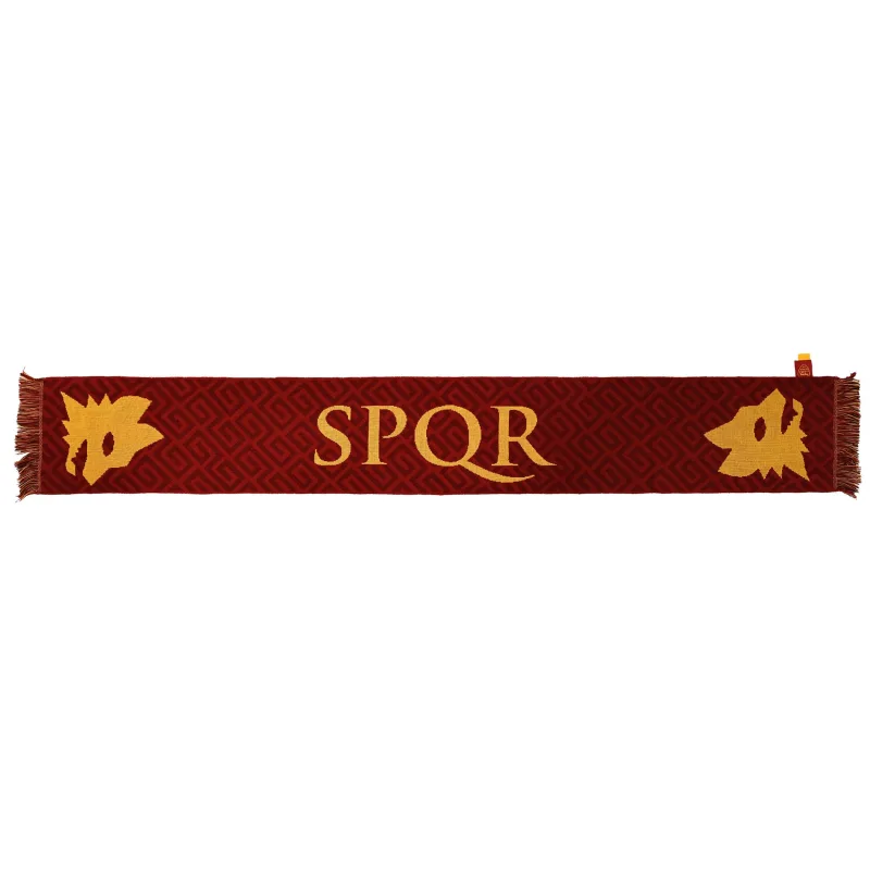 AS Rím - AS Roma pletený šál červený