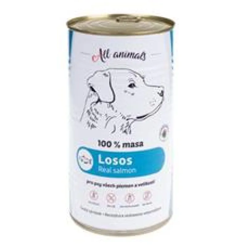 All Animals DOG losos mletý 400g