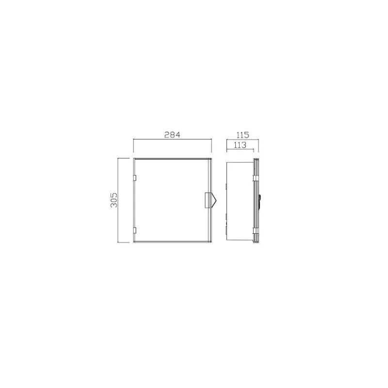 SCAME-SK, s.r.o. Zásuvková rozvodnica DCK.322-000 1x32A/400V,2x230V/16A zapustená s DIN lištou 5P
