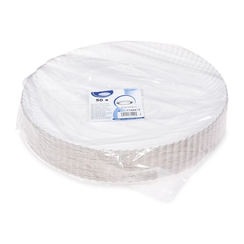 Papírové talíře hluboké Ø 29 cm RECY [50 ks] (71429)