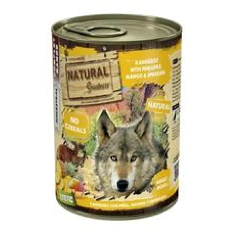 Natural Greatness klokan, ananas, mango, spirulina - EXOTIC konzerva pro psy 400g