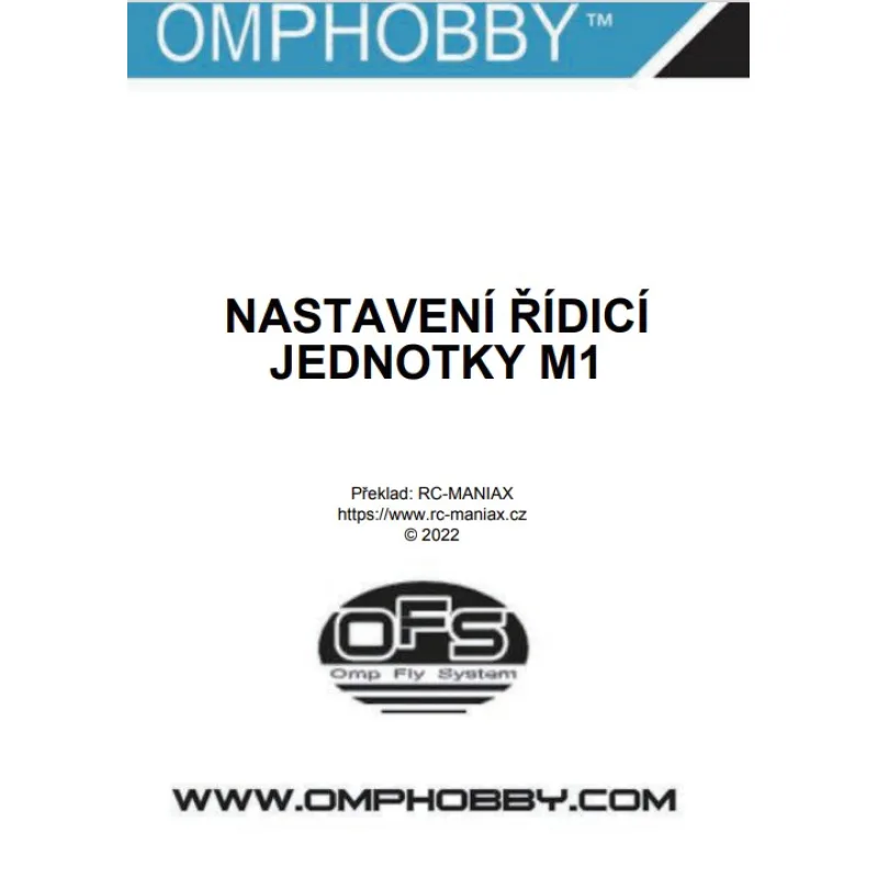 CZ návod M1/M1 EVO (PDF)