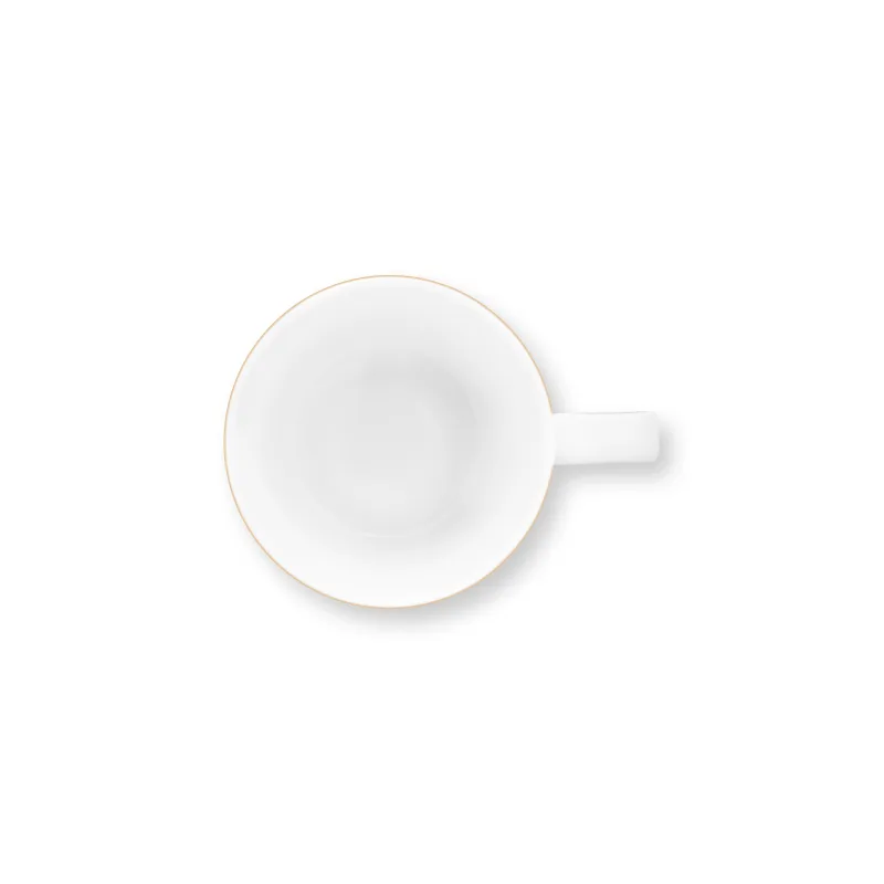 Pip Studio Love Birds Stripes hrnek 225ml, zelený