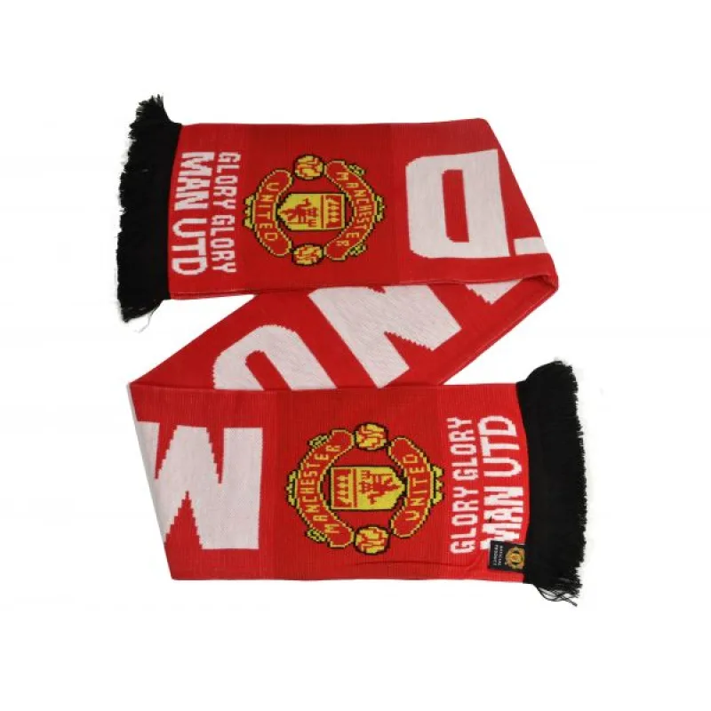 Manchester United pletený šál - SKLADOM