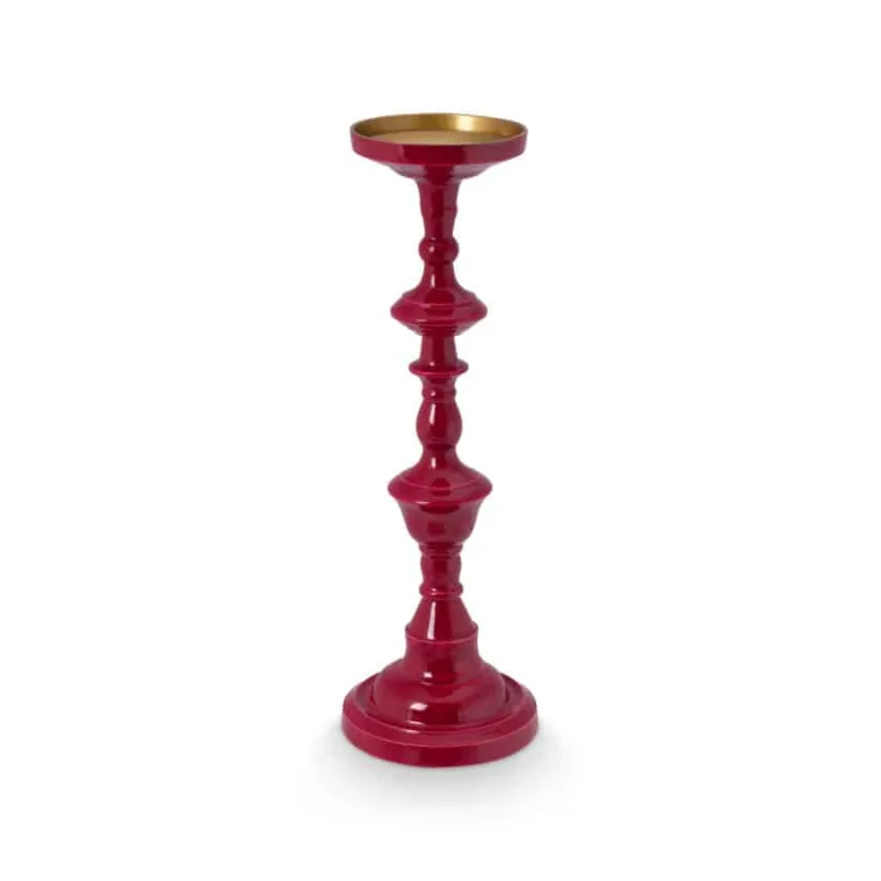 Pip Studio svícen 46cm, růžový