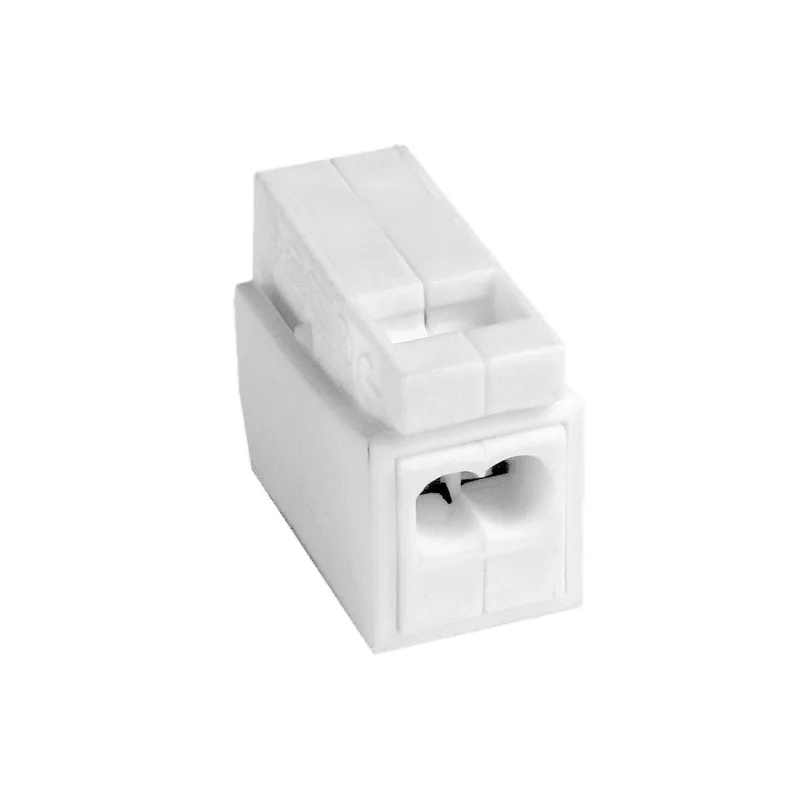 Simet s.a. Bezskrutková lustrová svietidlová svorka PC302-CL vstup 1x2,5mm2, výstup 2x(1x2,5mm2) 450V, 24A, balenie 100 ks