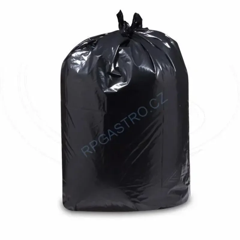 Pytle na odpadky 240 l černé 100 x 125 cm (Typ 80) [10 ks] (69880 - 7D, P1)