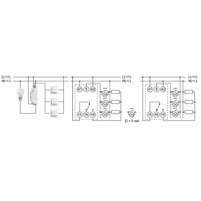 ORNO Inštalačné bistabilné relé OR-PI-456/24UC 1P/1CO/1W 16A, 24 VAC / DC, 16A