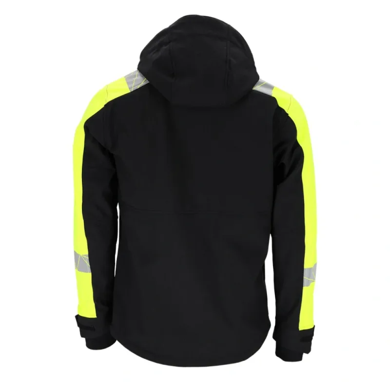 Leber&Hollman RAUT SH Rip-Stop Softshellová bunda Black/Yellov