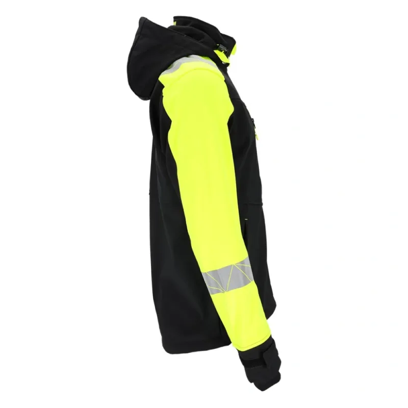 Leber&Hollman RAUT SH Rip-Stop Softshellová bunda Black/Yellov