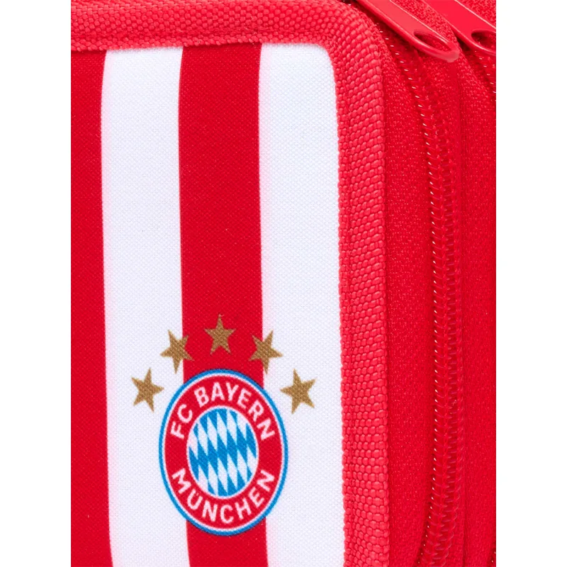 FC Bayern München - Bayern Mníchov plnený peračník dvojitý červeno-biely