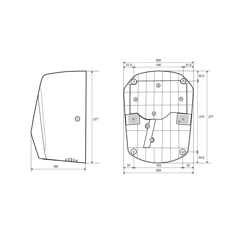 HAKL SR JET 4800 sušič na ruky s HEPA filtrom 800W 230V