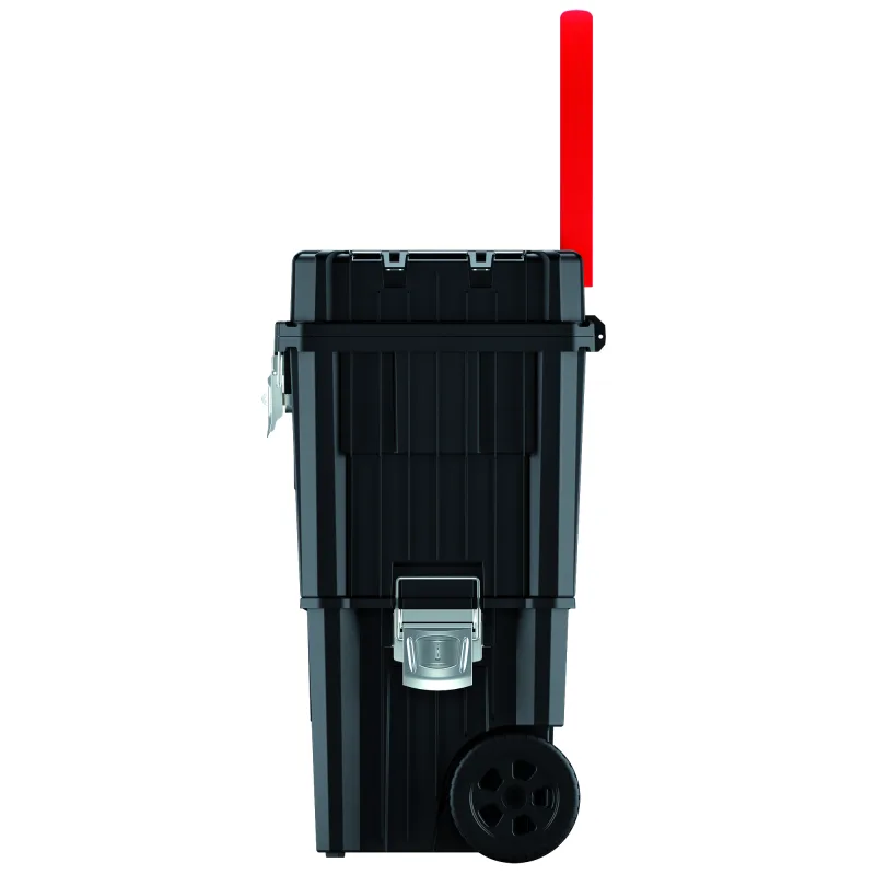 Kistenberg Kufor na náradie 3v1 transportné kolieska, zámky kov HEAVY čierny 450x360x640 KHVWM-S411