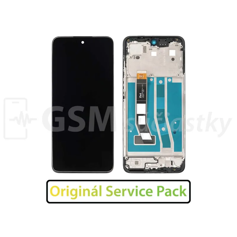 LCD displej + Dotykové sklo Motorola Moto G54, G54 Power 5G + Rám