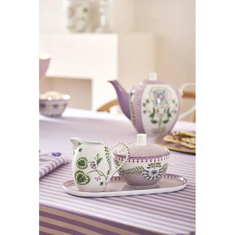 Pip Studio Lily & Lotus cukřenka 300ml, lila