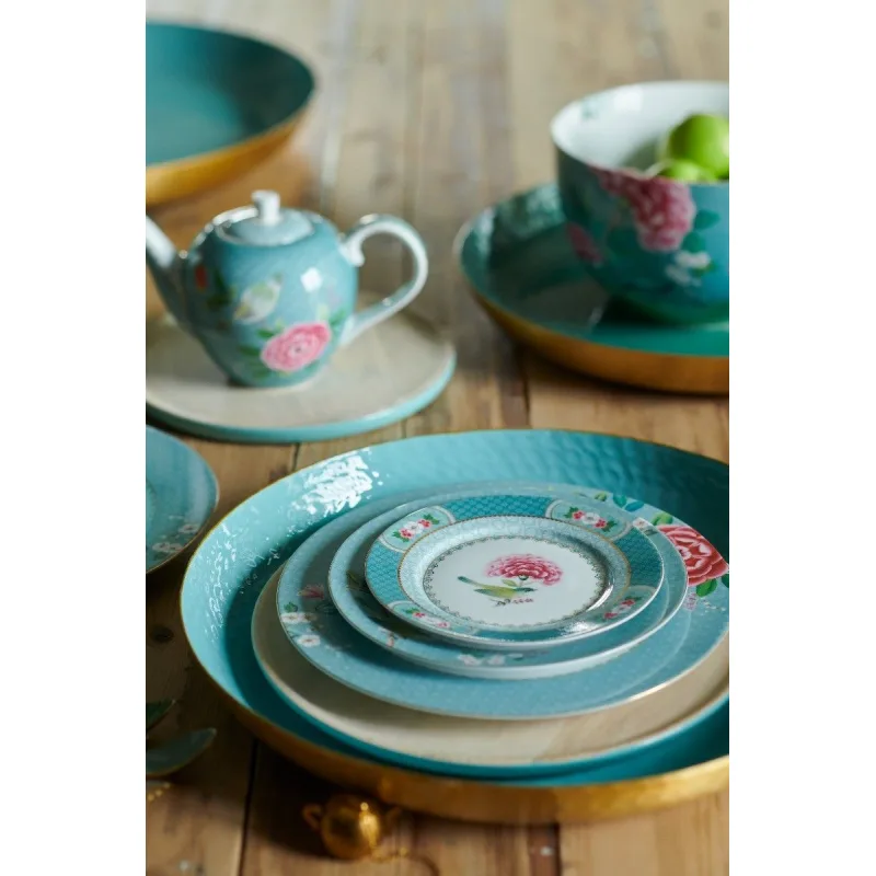 Pip Studio Blushing Birds talíř Ø12cm, modrý