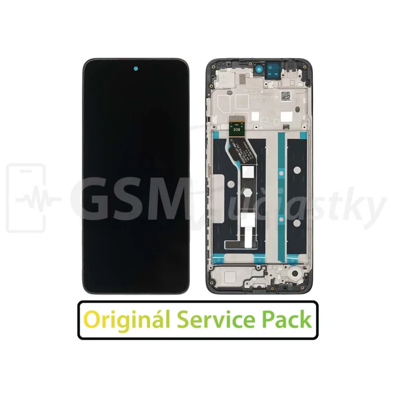 LCD displej + Dotykové sklo Motorola Moto G15, G15 Power + Rám