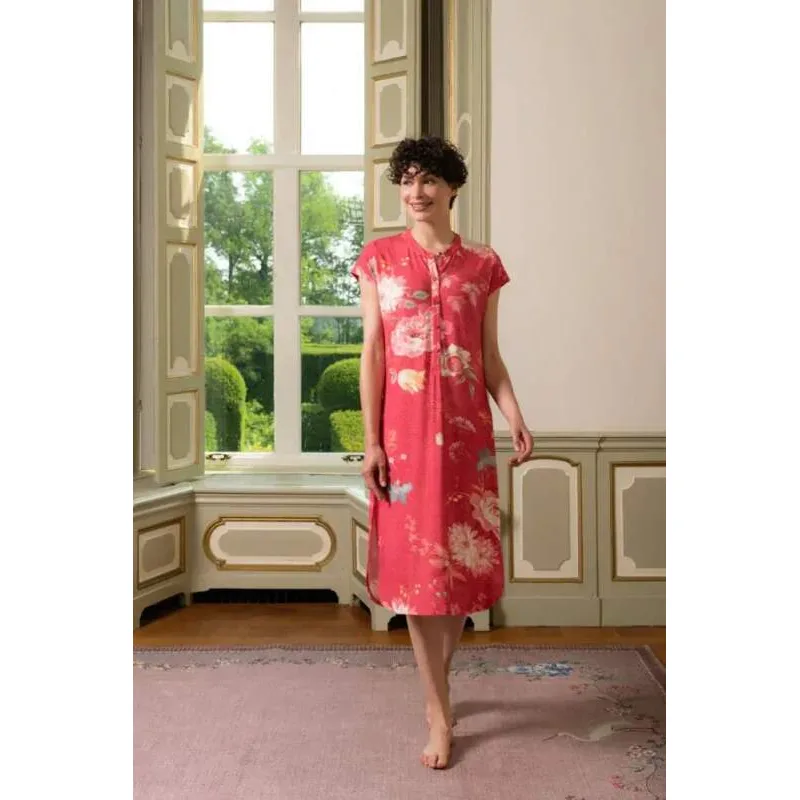 Pip Studio Dalia noční košile Tokyo Bouquet, červená