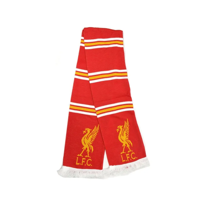 Liverpool pletený šál červený - SKLADOM