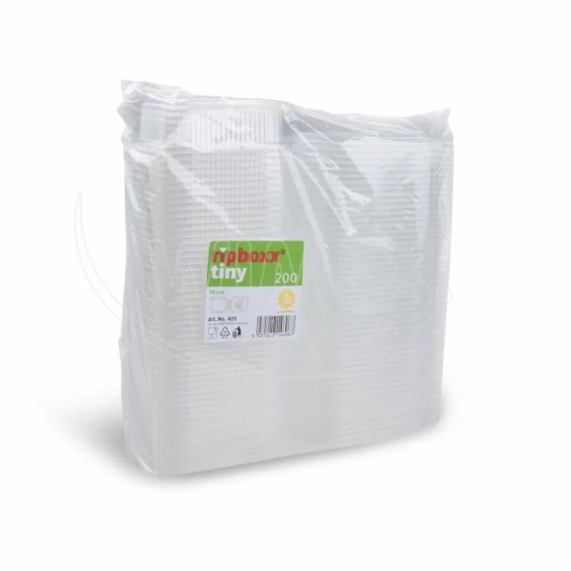 Miska oválná průhledná "Ripboxx Tiny" s víčkem 125 ml (PP) [50 ks] (PP824)