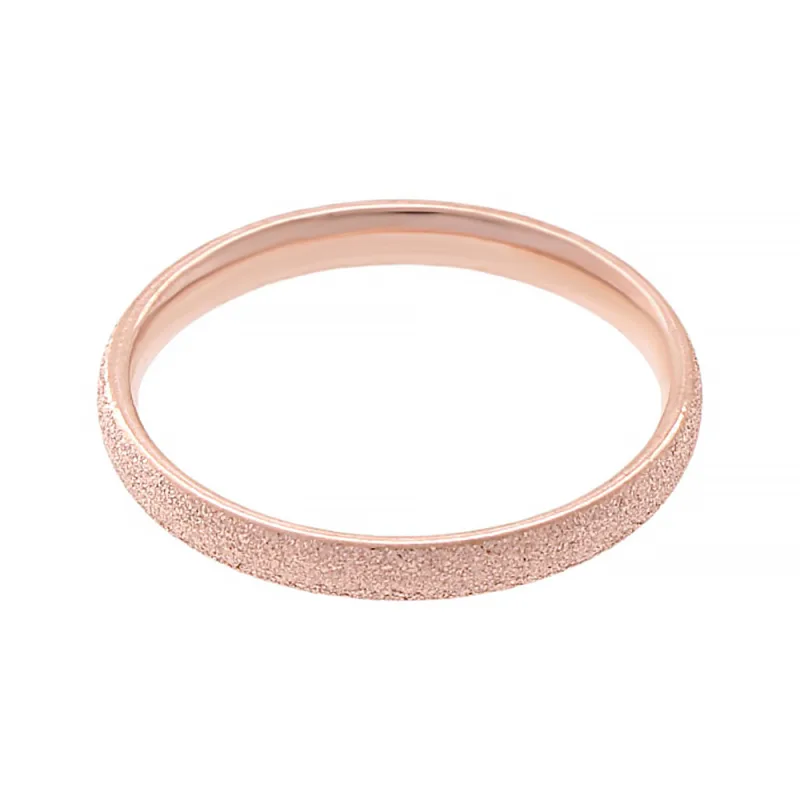 MPM Dámský ocelový rose gold nerezový prsten 6810 (velikost 57) - růžově pozlacený